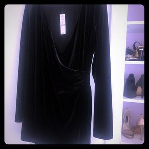 Black long sleeve top